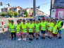 Wyjście Muchomorków na przejście dla pieszych 