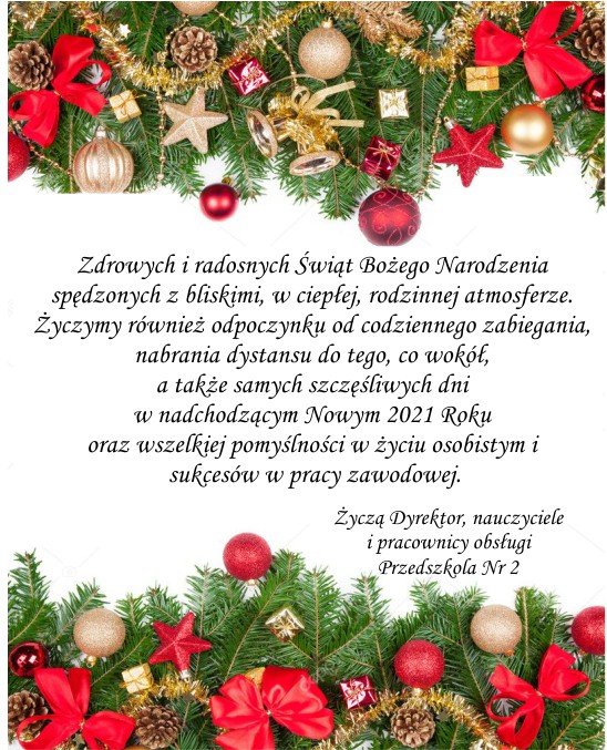 Życzenia Bożonarodzeniowe