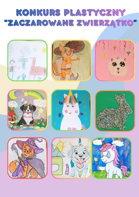 “Zaczarowane zwierzątko” – konkurs plastyczny